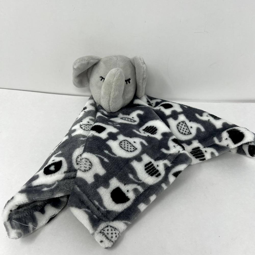 Manhattan baby Lovey Gray Elephant Security lovies Toy Soft Plush animal toy